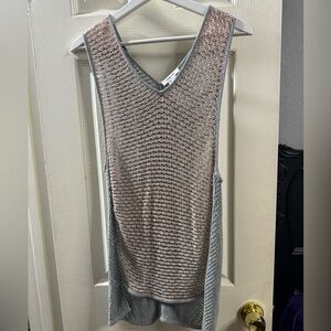 Helmut Lang Sheer Knit Top Size SMALL 💅